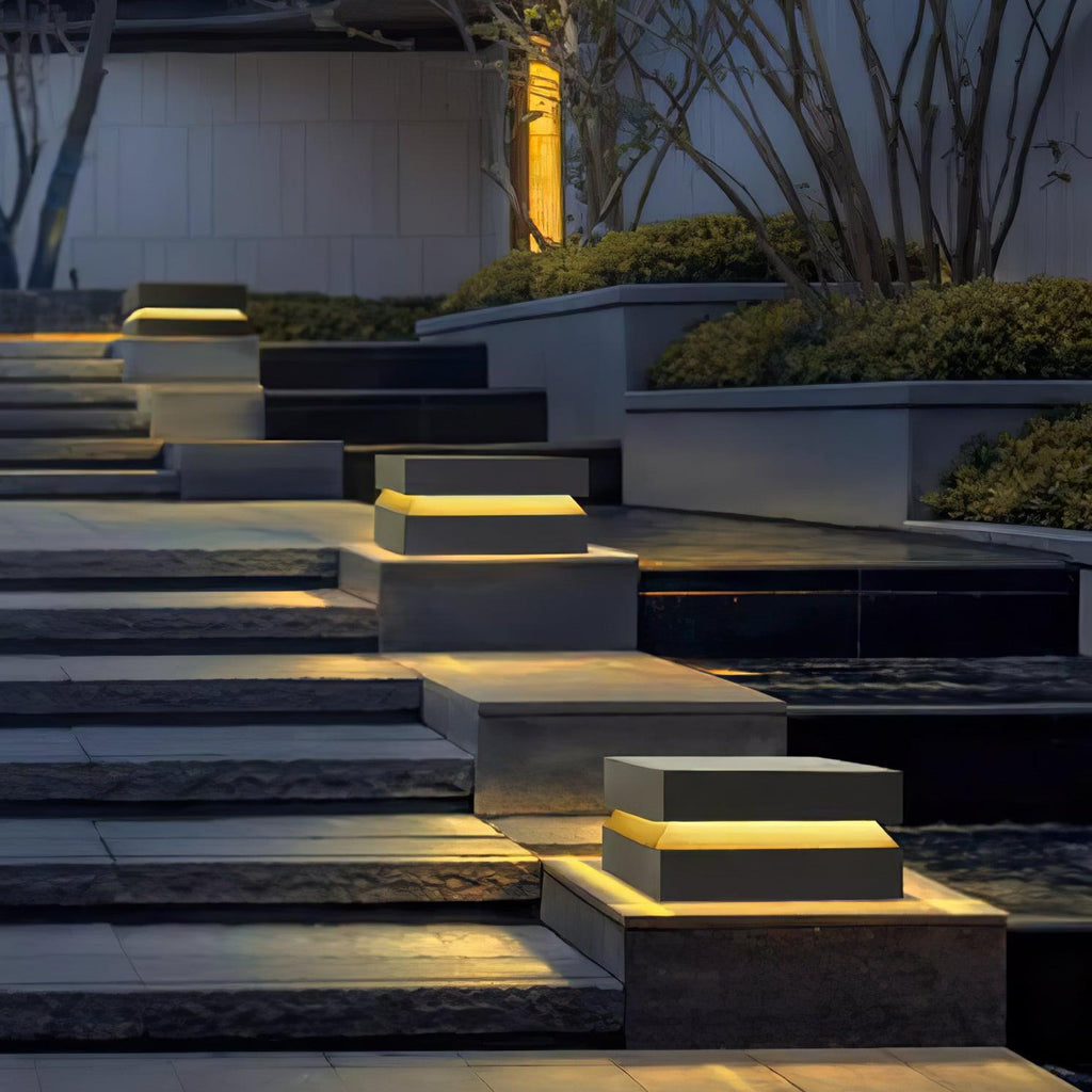 IP65 Weatherproof Square Post Outdoor Lamp