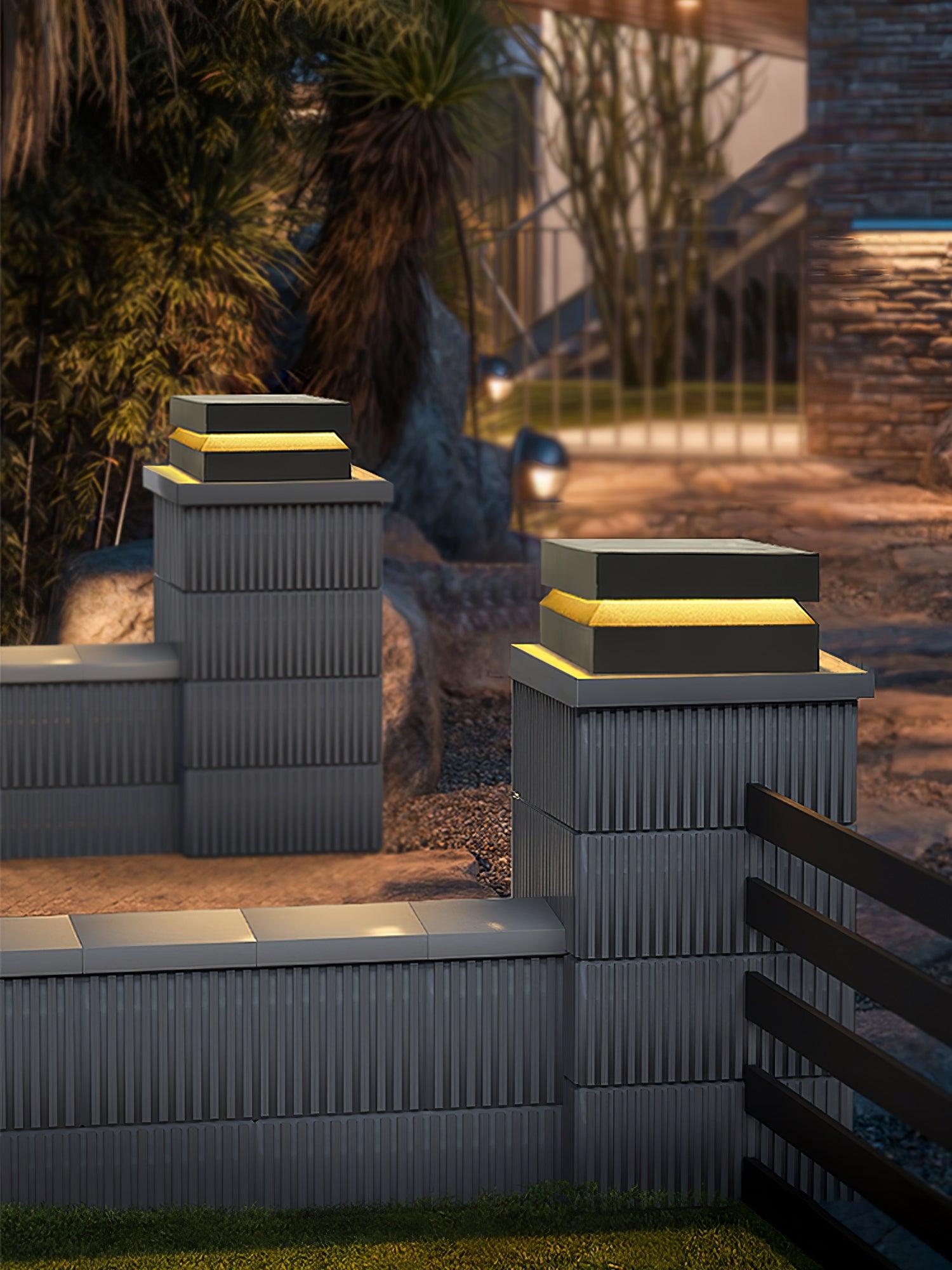 IP65 Weatherproof Square Post Outdoor Lamp