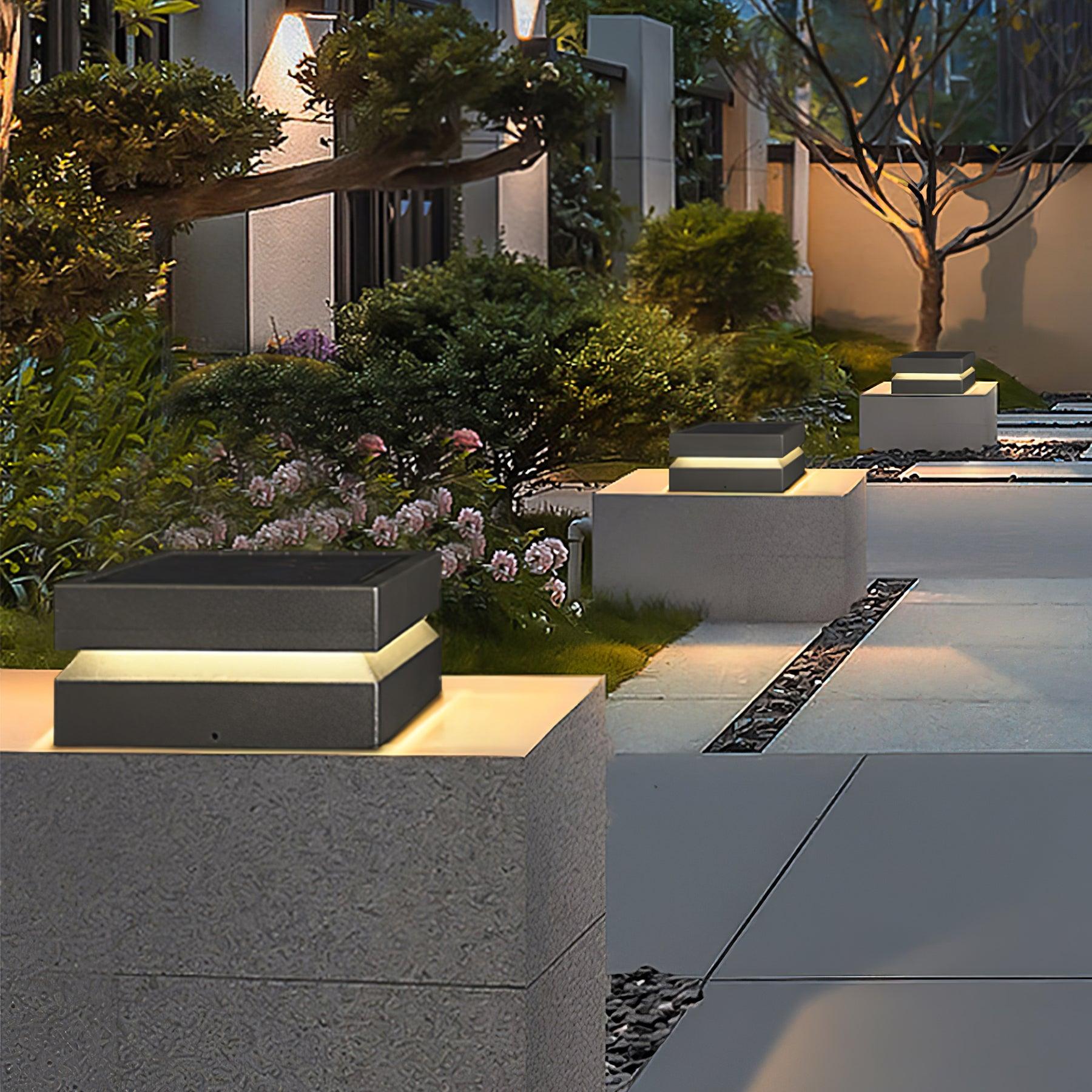 IP65 Weatherproof Square Post Outdoor Lamp
