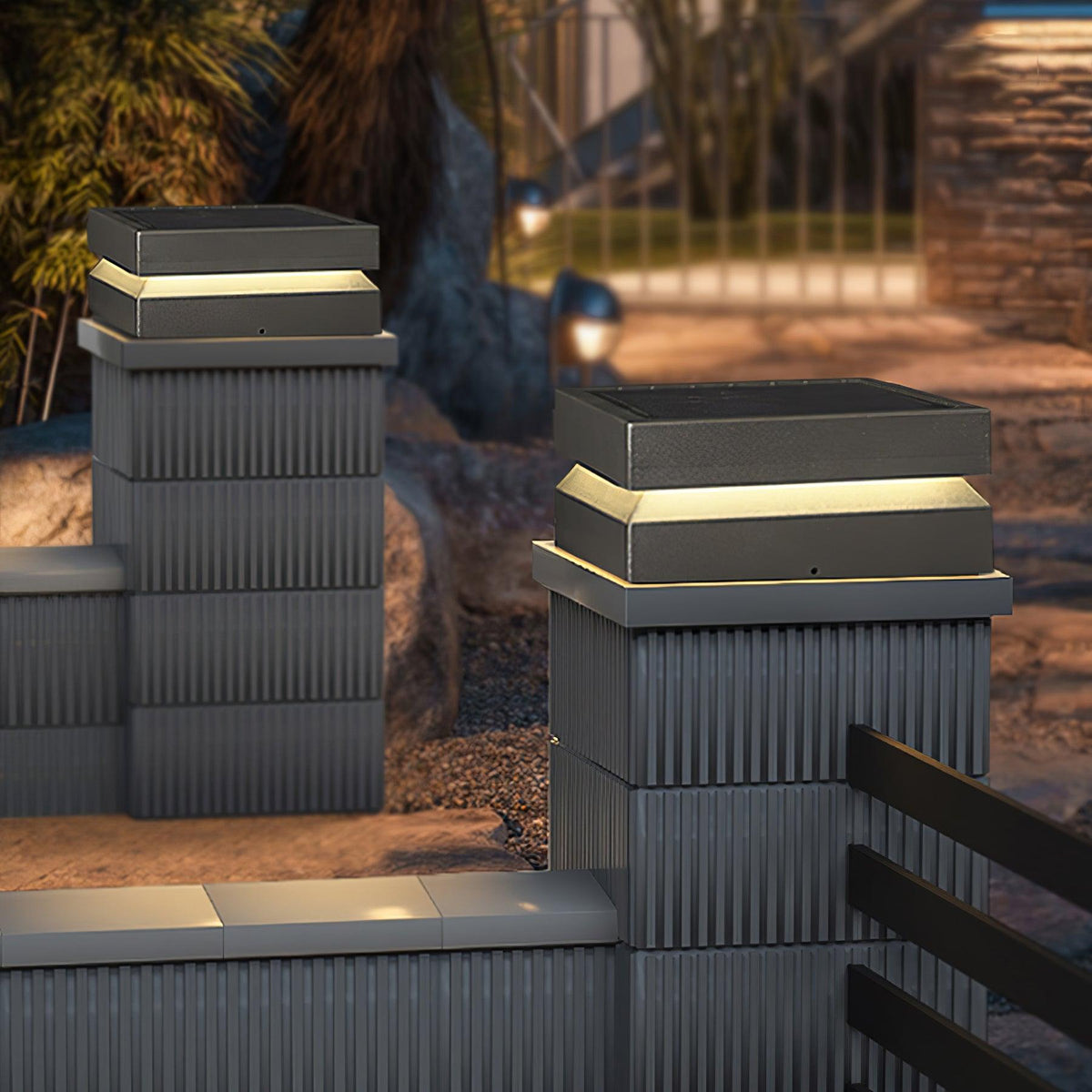 IP65 Weatherproof Square Post Outdoor Lamp