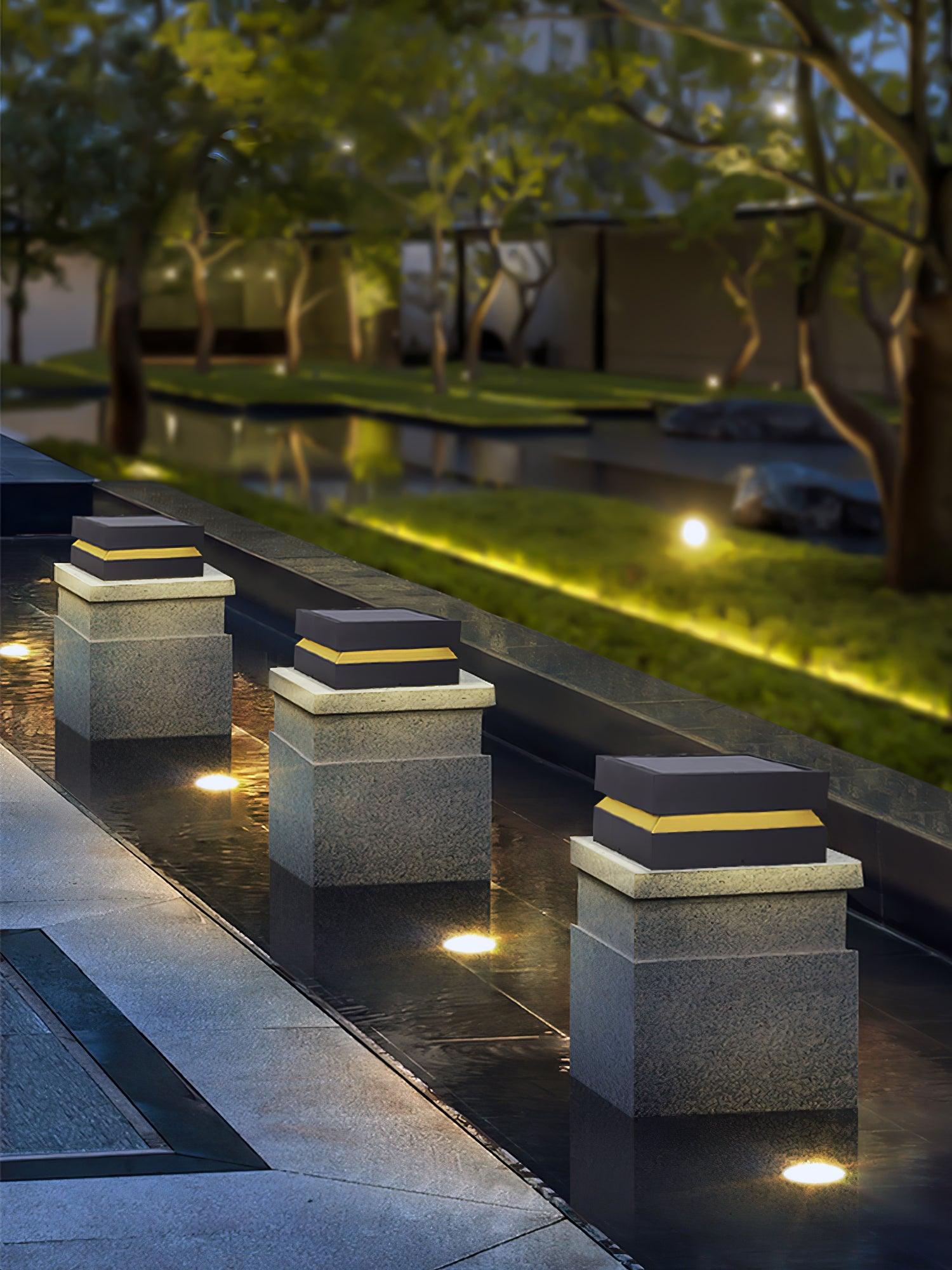 IP65 Weatherproof Square Post Outdoor Lamp