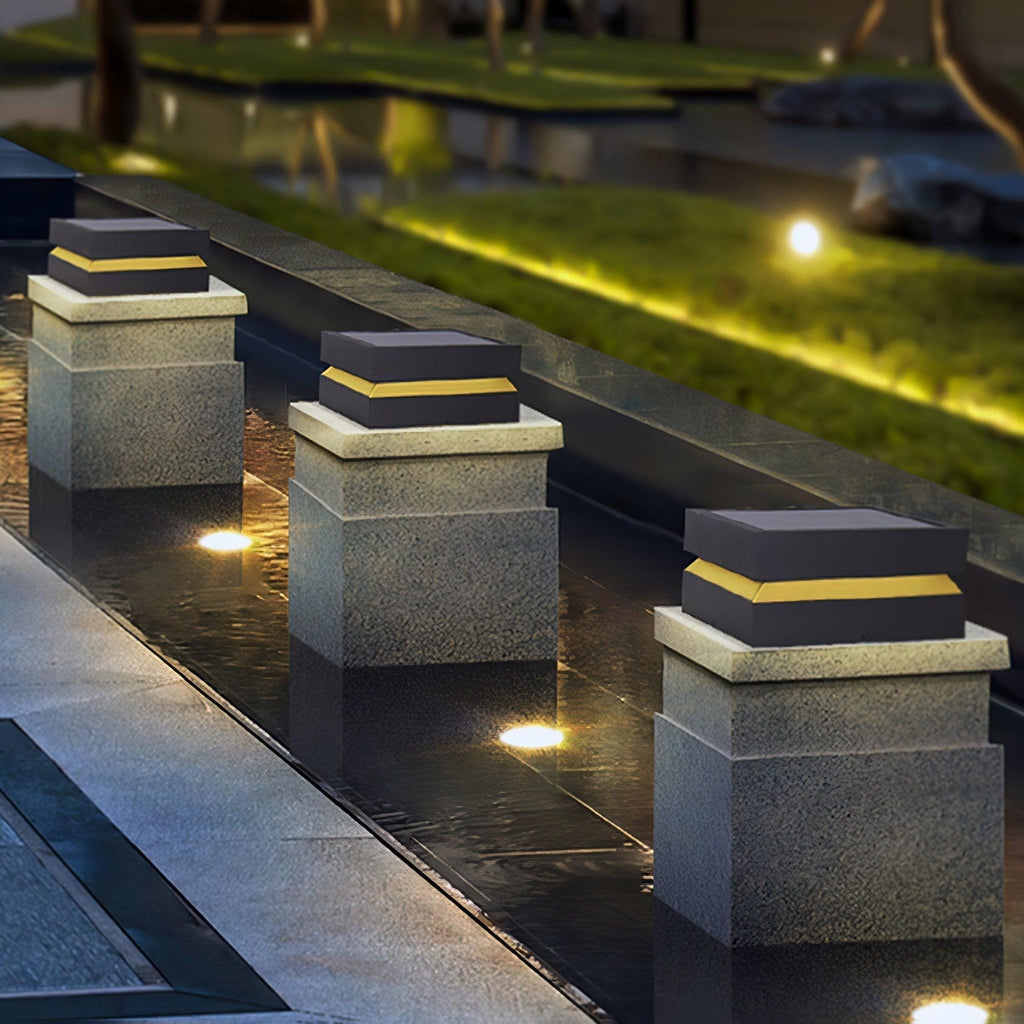 IP65 Weatherproof Square Post Outdoor Lamp