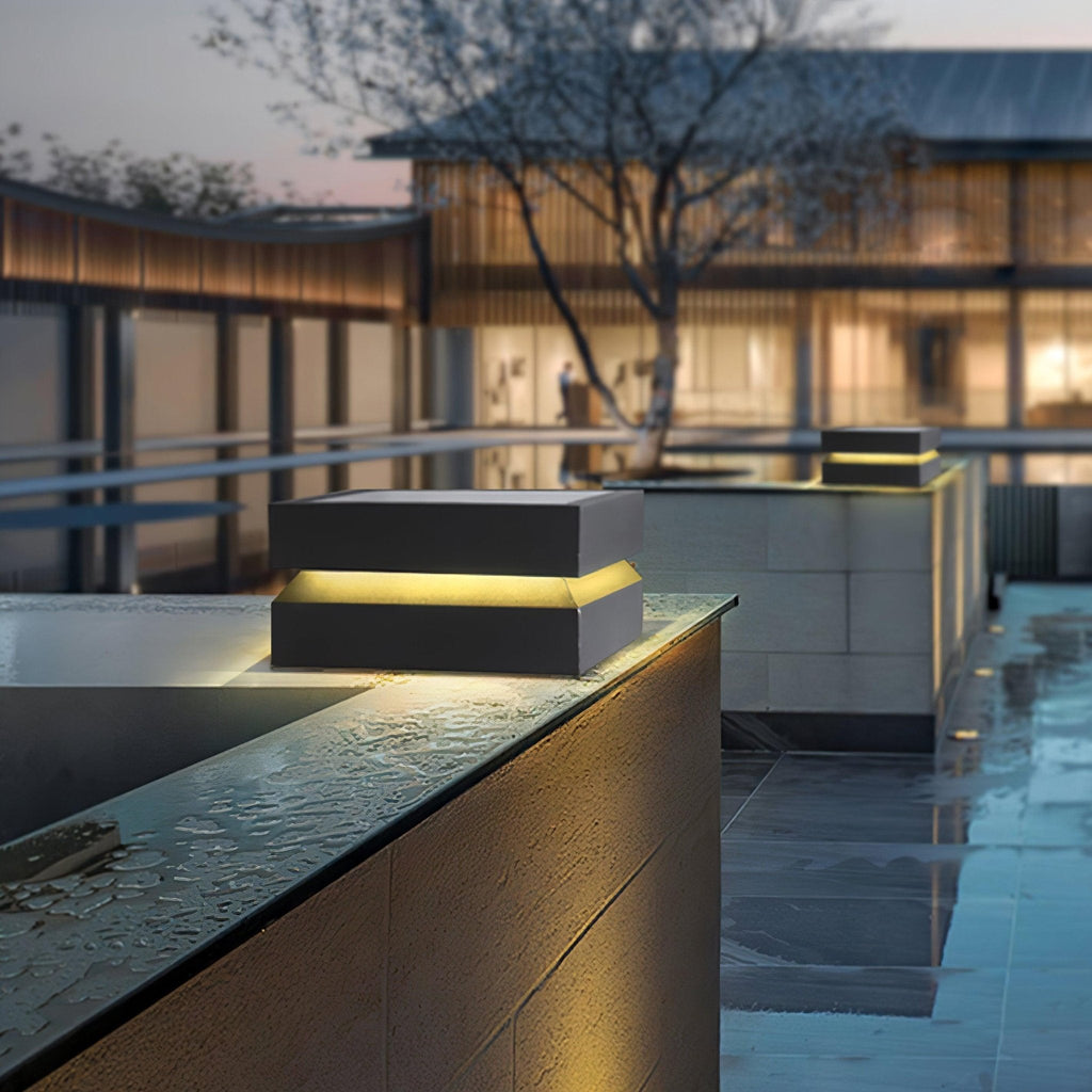 IP65 Weatherproof Square Post Outdoor Lamp