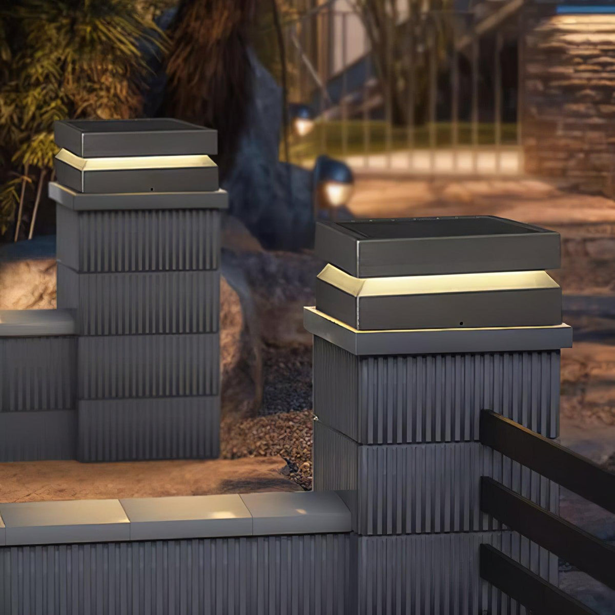 IP65 Weatherproof Square Post Outdoor Lamp