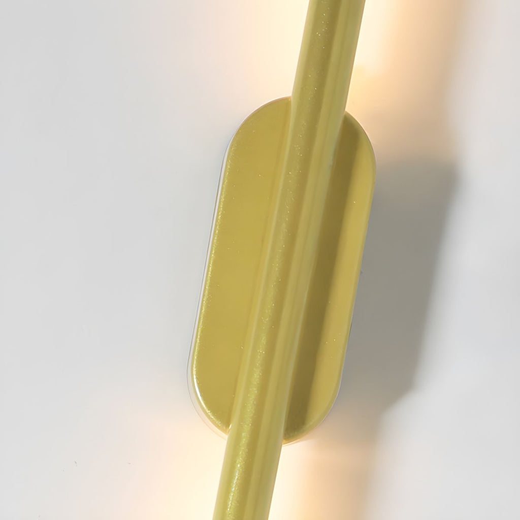 Seraphina Linear Wall Sconce — Vertical Profile, Gold or Black
