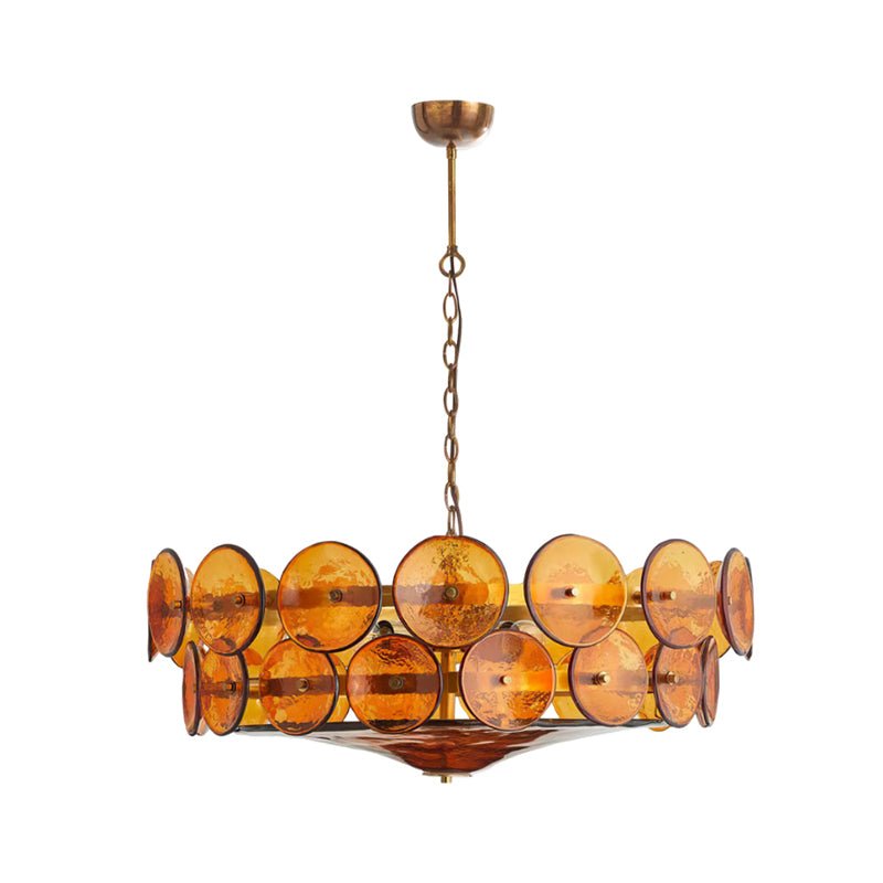 Solaris Disc Glass Chandelier - Vakkerlight