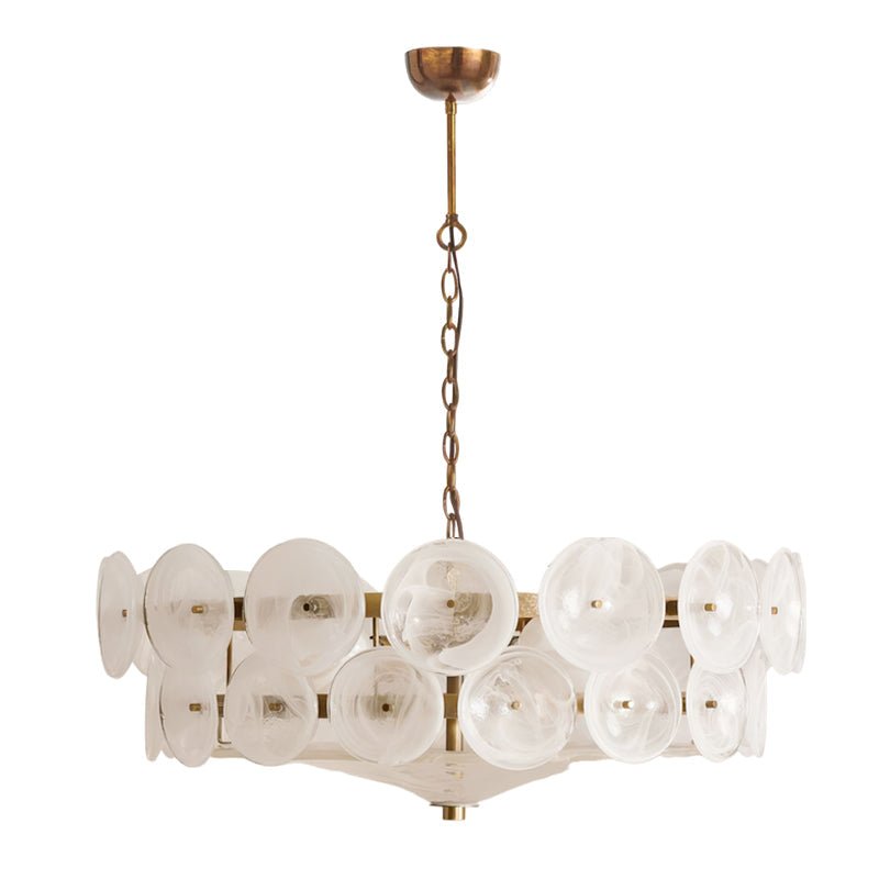 Solaris Disc Glass Chandelier - Vakkerlight