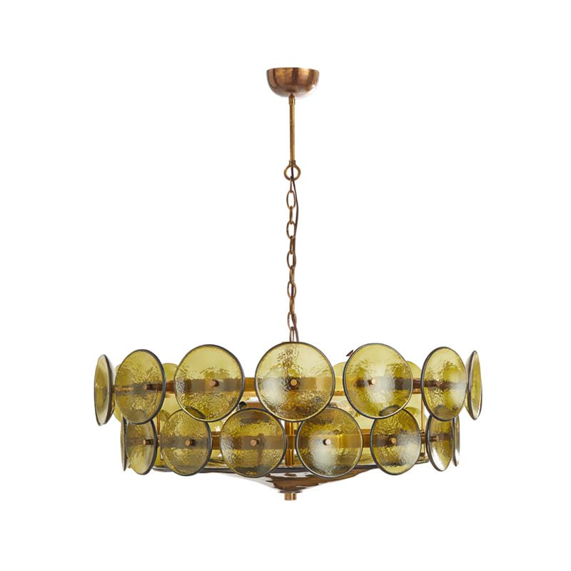 Solaris Disc Glass Chandelier - Vakkerlight