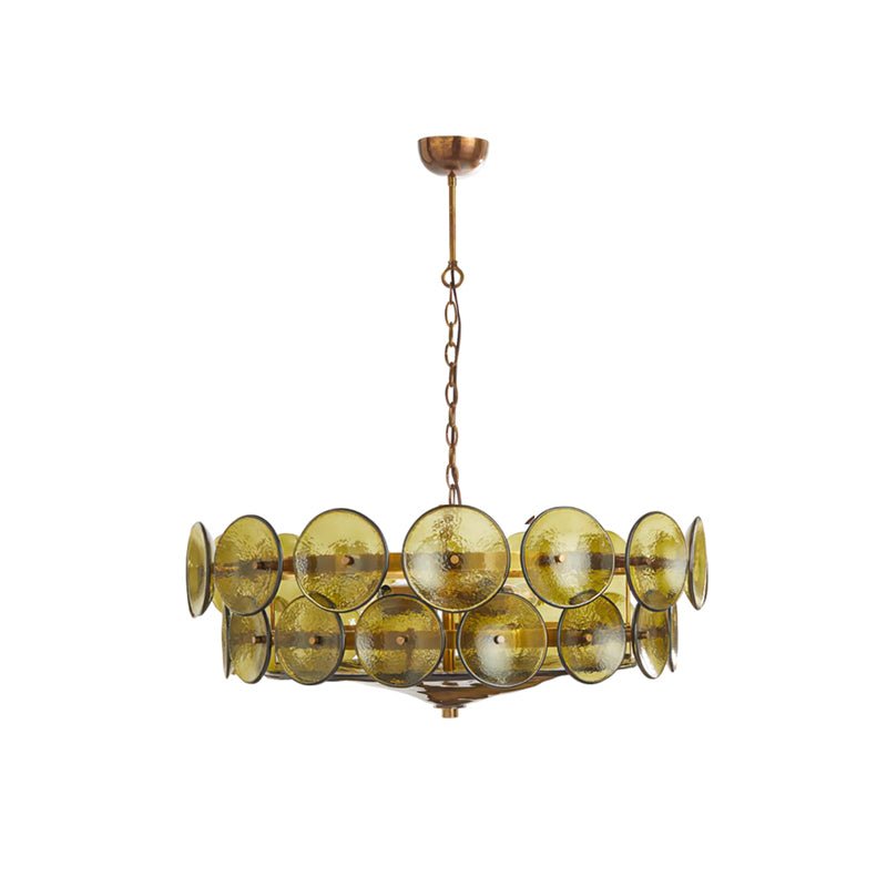 Solaris Disc Glass Chandelier - Vakkerlight