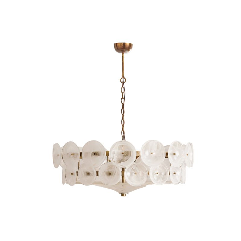 Solaris Disc Glass Chandelier - Vakkerlight