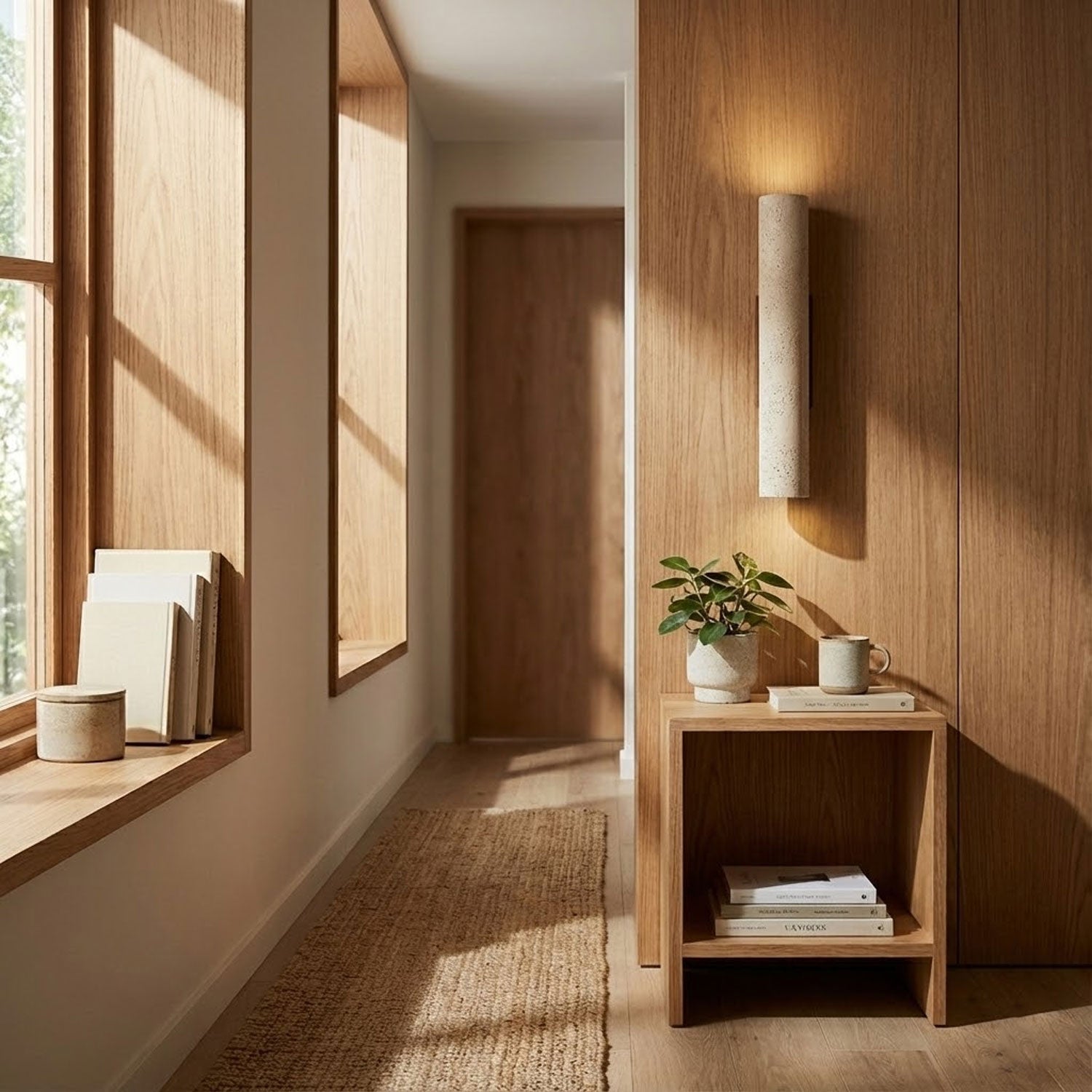 Solis Column Wall Lamp — Minimal Cylindrical Form
