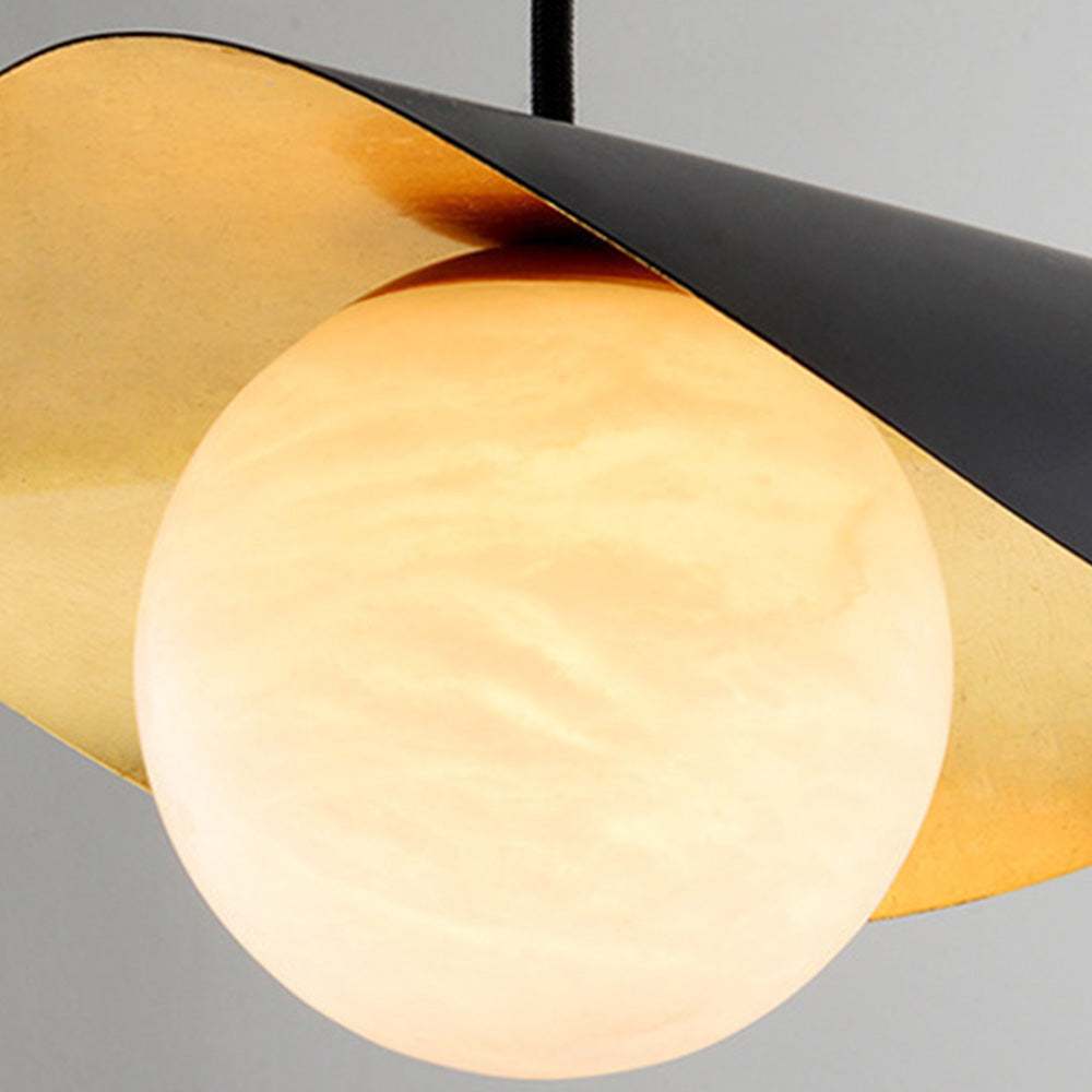 Solara Marble Pendant Lamp by LumaForge for Modern Dining Rooms