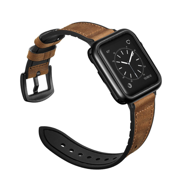 Correa de lujo de cuero para Apple Watch