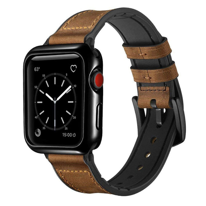 Correa de lujo de cuero para Apple Watch