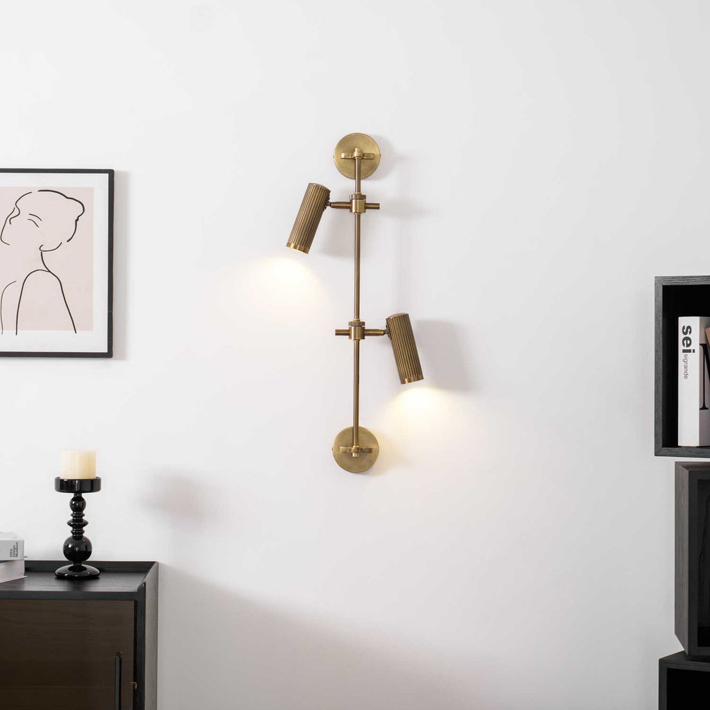 Vintage Adjustable Spot Rail Wall Light