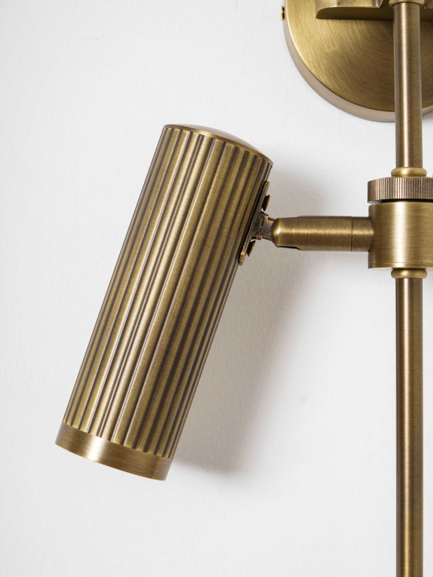 Vintage Adjustable Spot Rail Wall Light