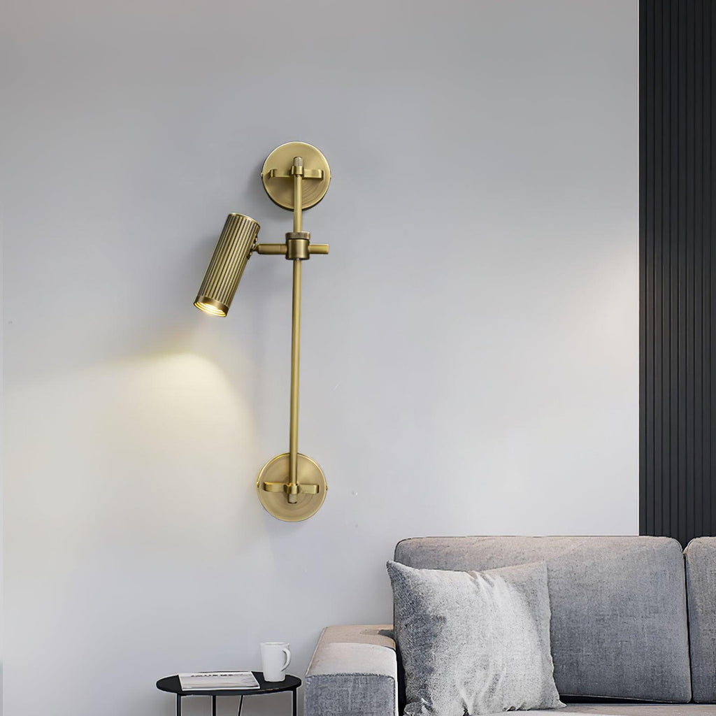 Vintage Adjustable Spot Rail Wall Light