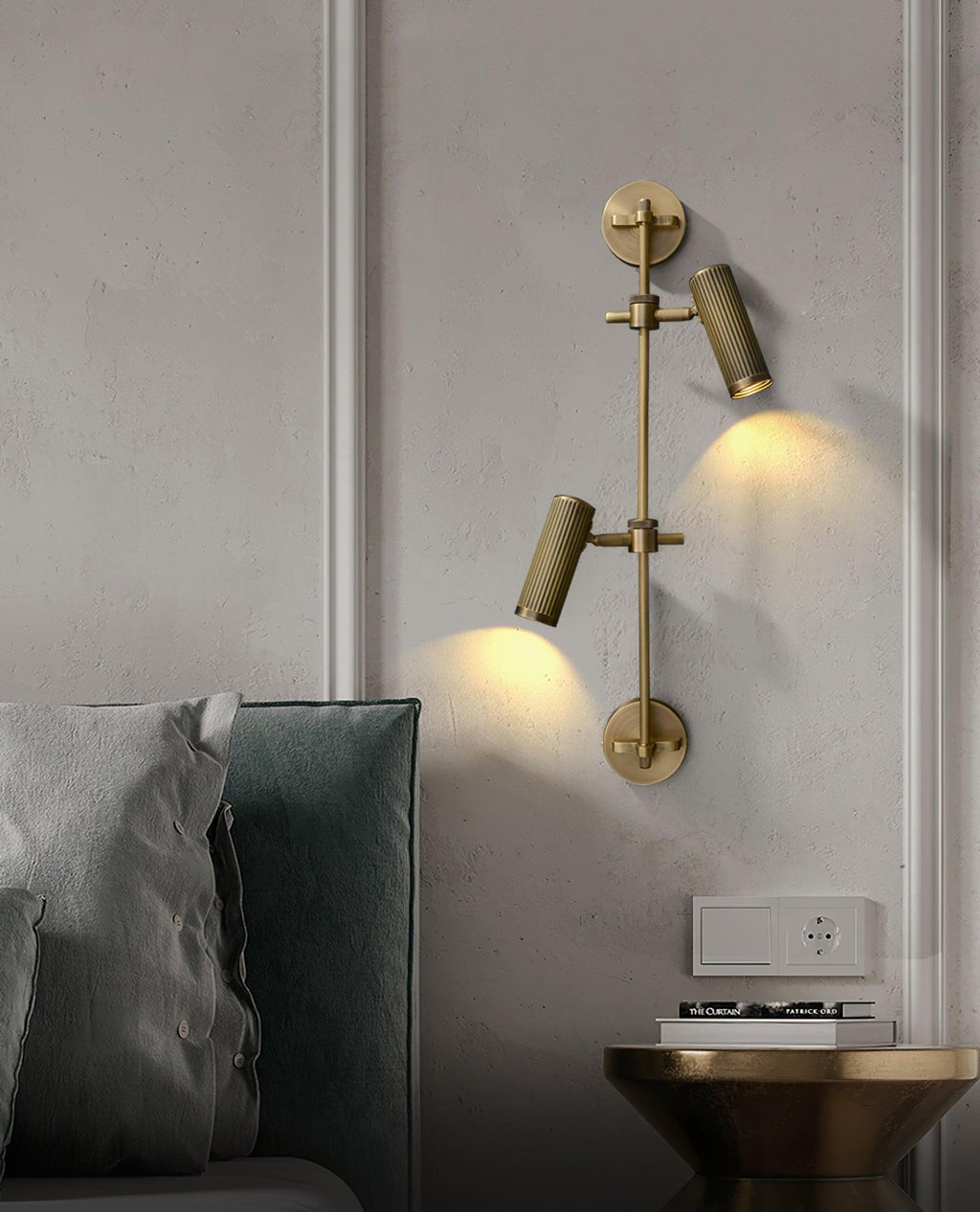 Vintage Adjustable Spot Rail Wall Light