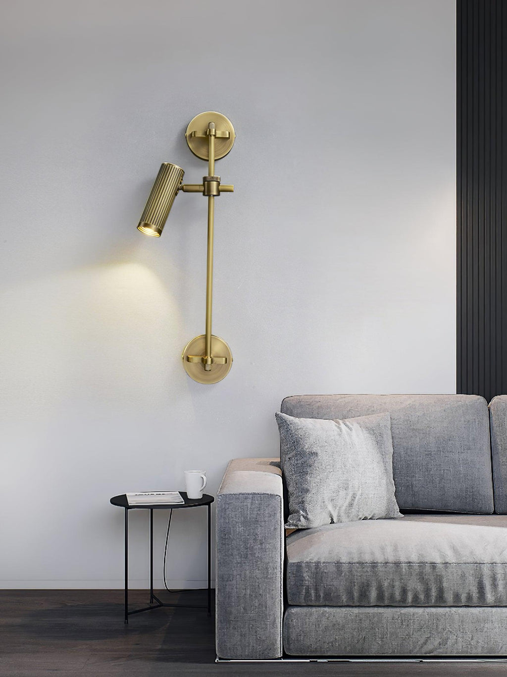 Vintage Adjustable Spot Rail Wall Light