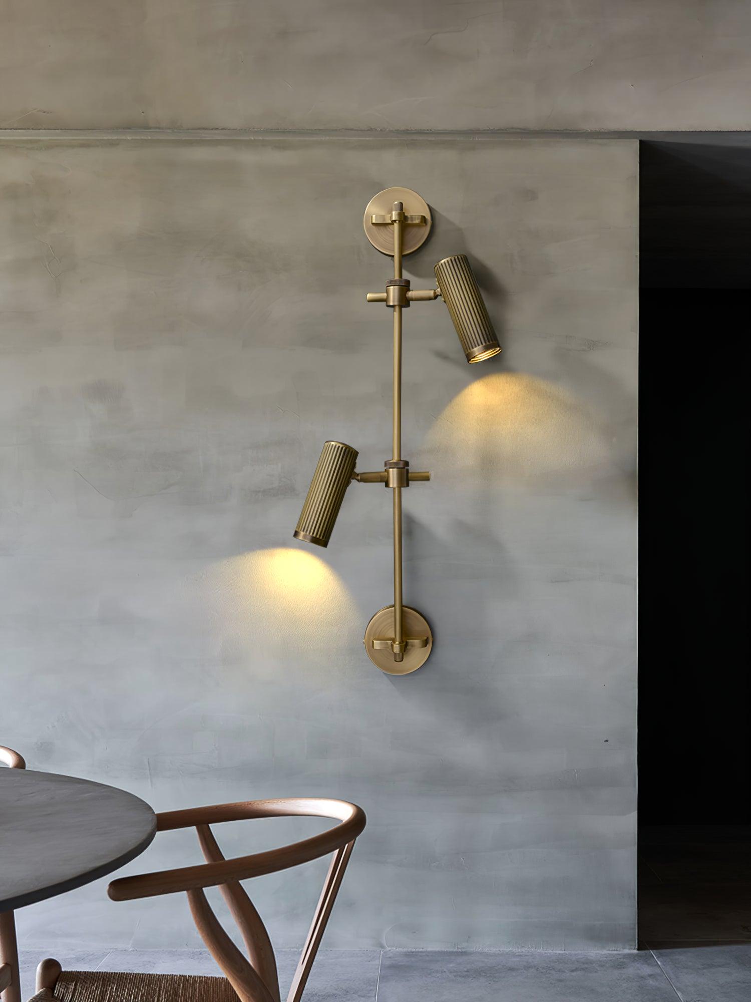 Vintage Adjustable Spot Rail Wall Light