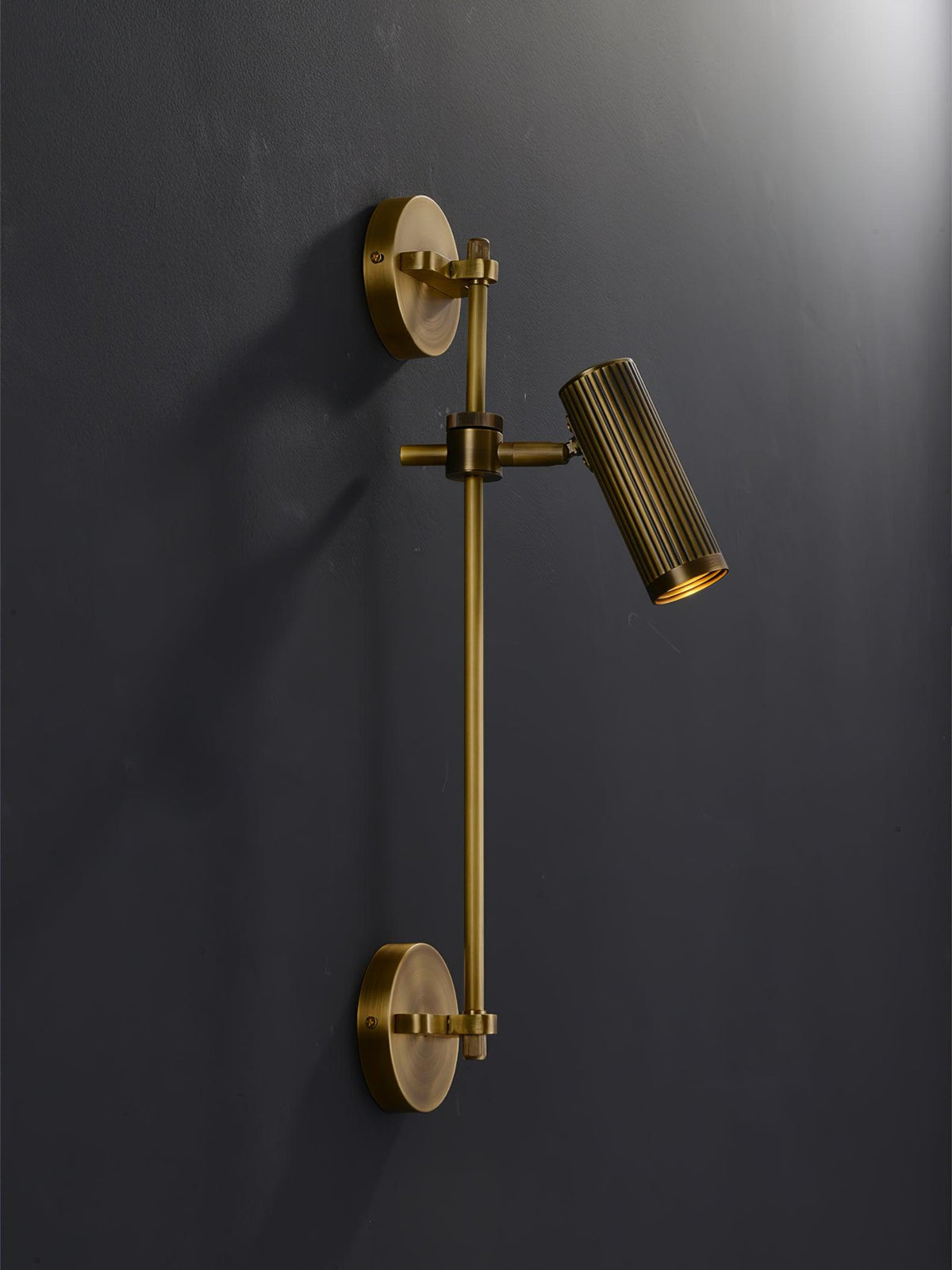 Vintage Adjustable Spot Rail Wall Light
