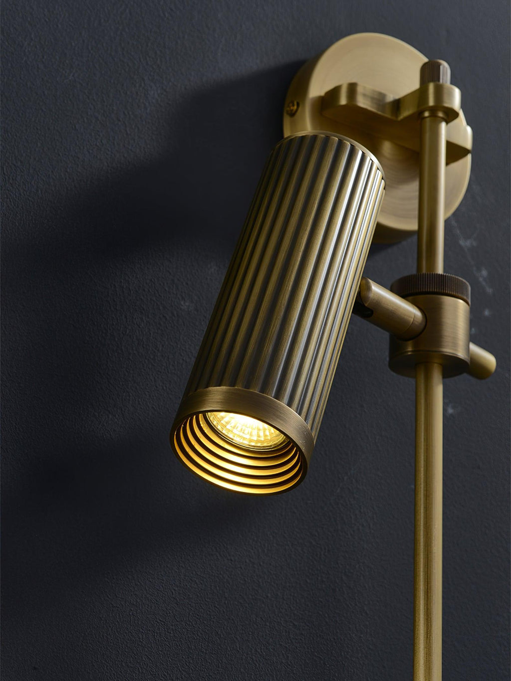 Vintage Adjustable Spot Rail Wall Light
