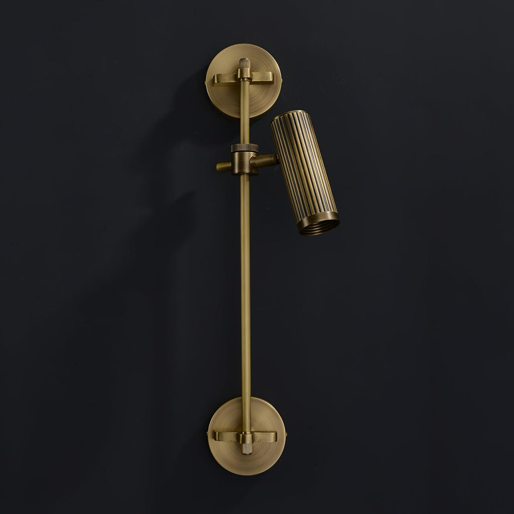 Vintage Adjustable Spot Rail Wall Light