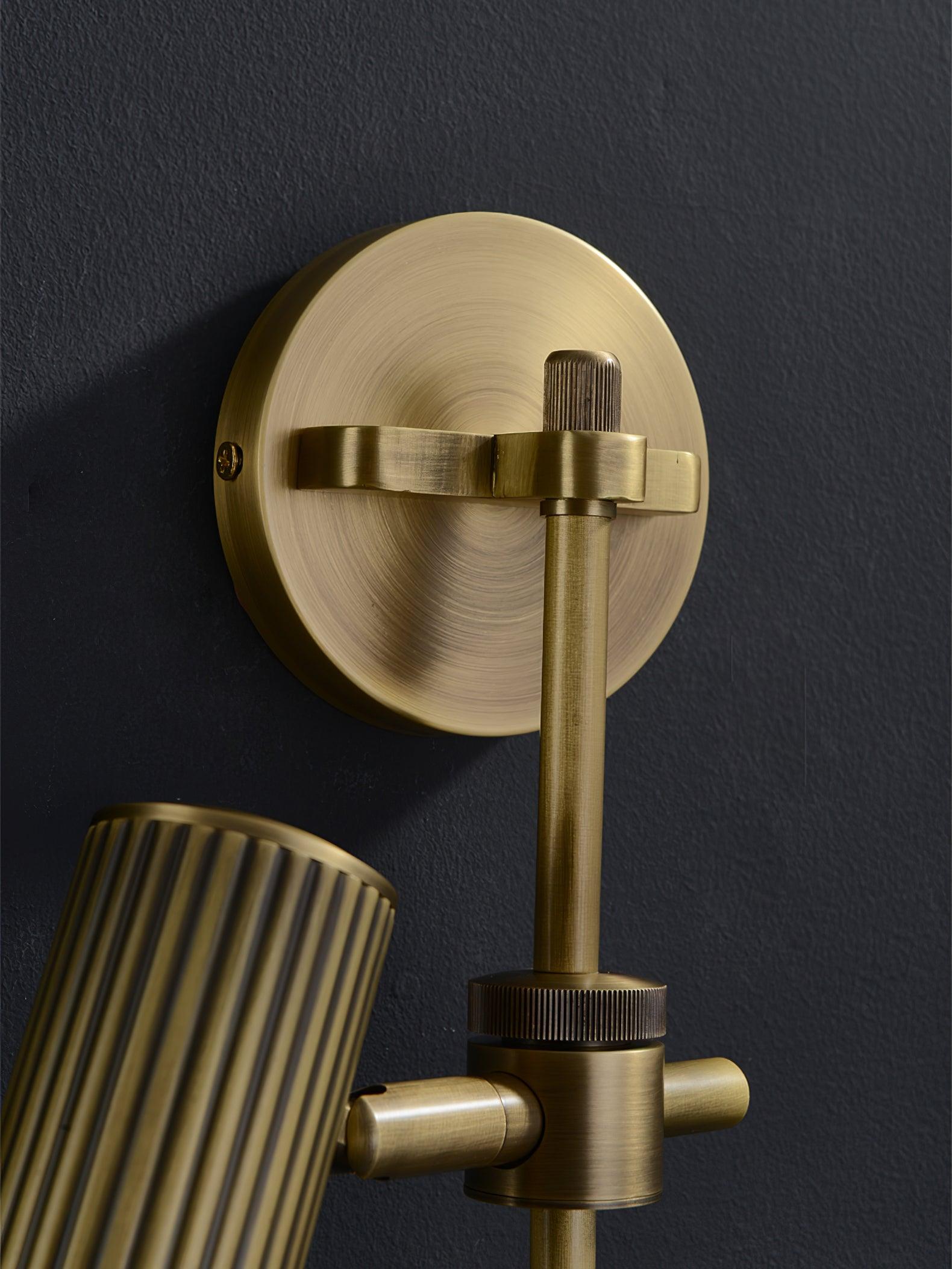 Vintage Adjustable Spot Rail Wall Light