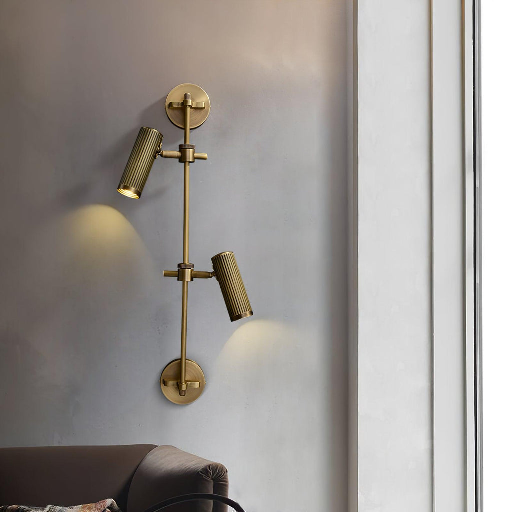 Vintage Adjustable Spot Rail Wall Light