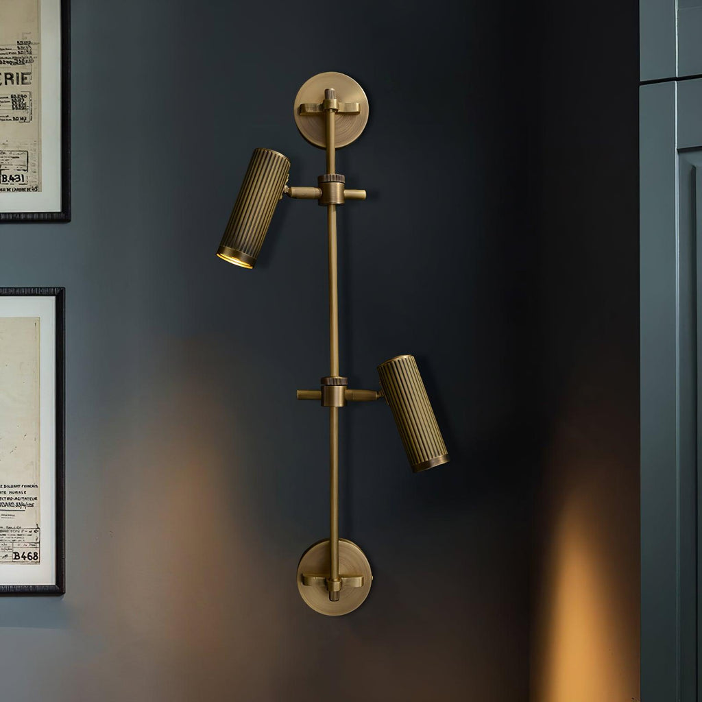 Vintage Adjustable Spot Rail Wall Light