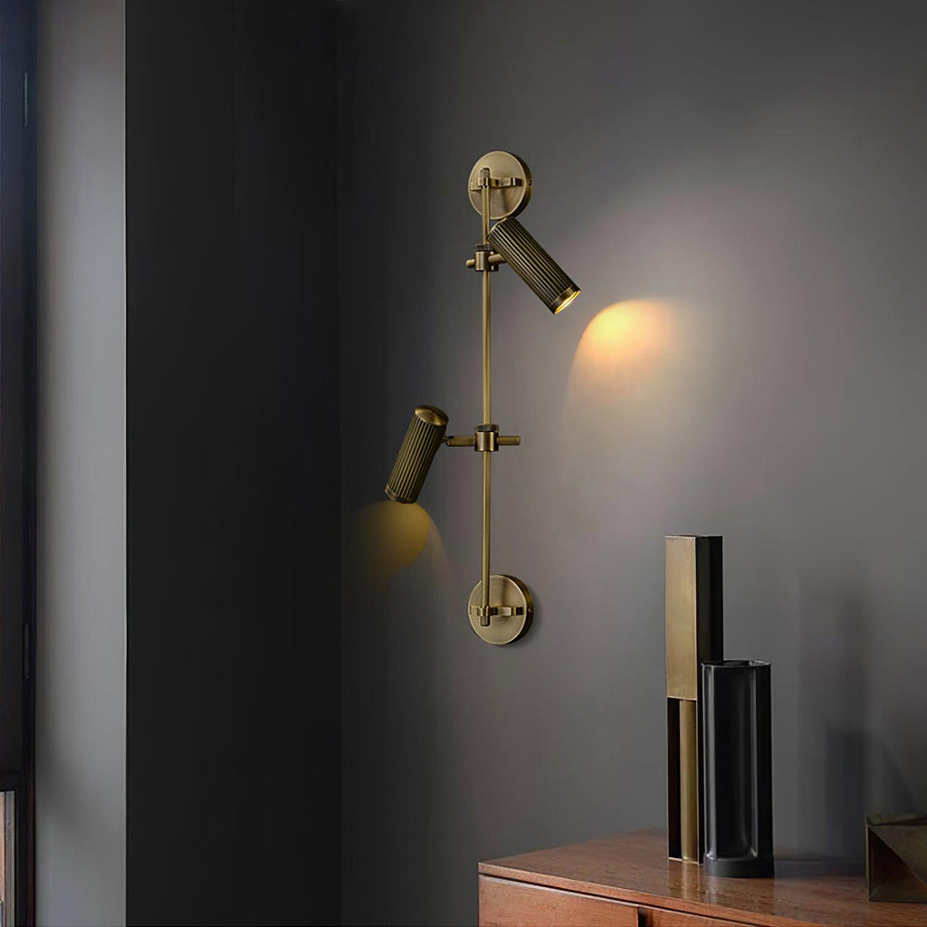 Vintage Adjustable Spot Rail Wall Light