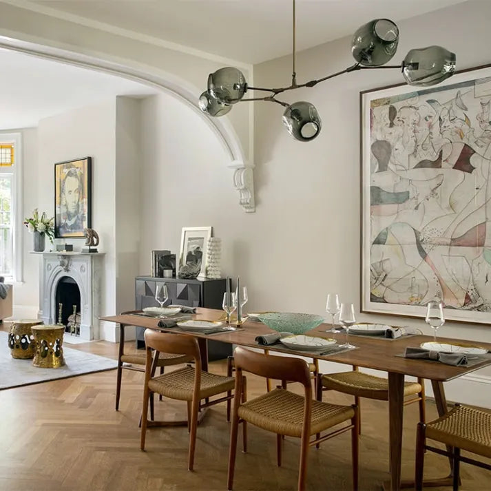 Vespara elágazó Sputnik függeszték üveggömbökkel