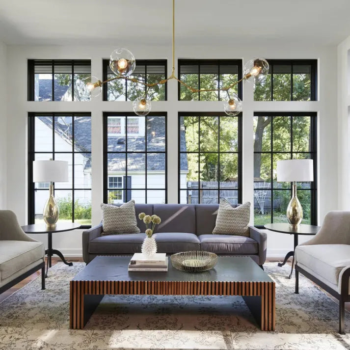 Vespara elágazó Sputnik függeszték üveggömbökkel