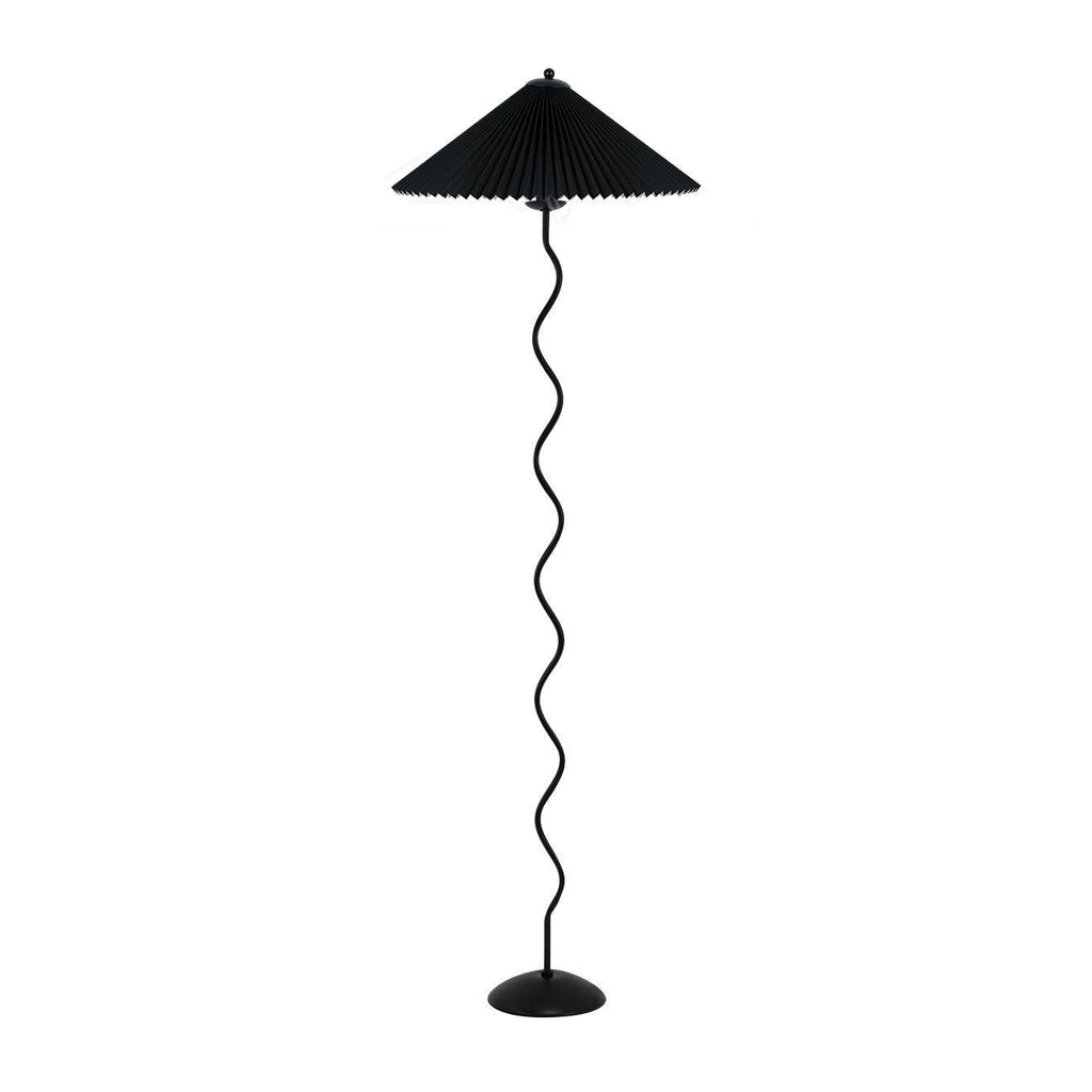 Squiggle Floor Lamp — Sculptural Wavy Stand, Modern Accent Lighting