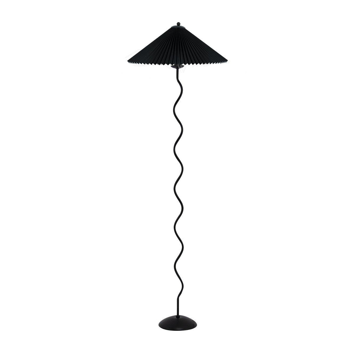 Squiggle Floor Lamp — Sculptural Wavy Stand, Modern Accent Lighting