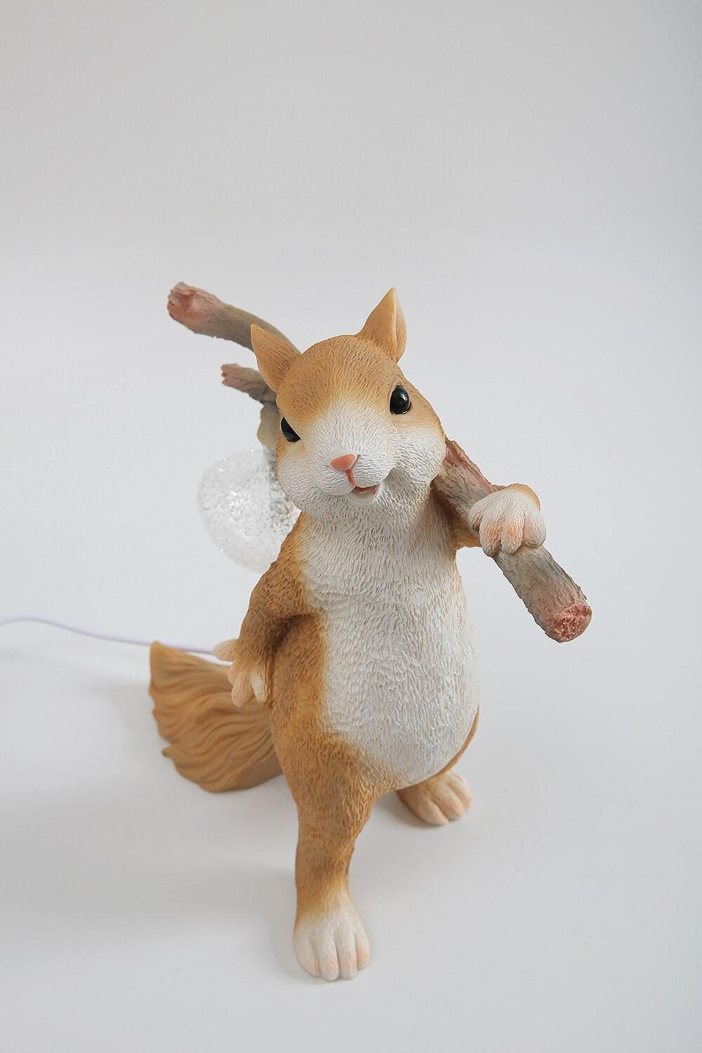 Επιτραπέζιο φωτιστικό με σχέδιο Squirrel — Διάμετρος 25cm x ύψος 25cm