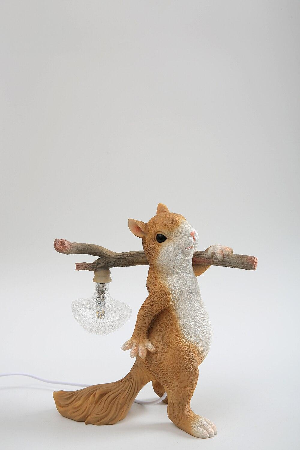 Επιτραπέζιο φωτιστικό με σχέδιο Squirrel — Διάμετρος 25cm x ύψος 25cm