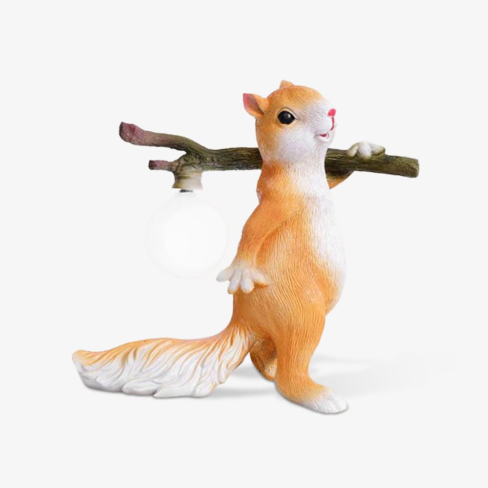 Επιτραπέζιο φωτιστικό με σχέδιο Squirrel — Διάμετρος 25cm x ύψος 25cm