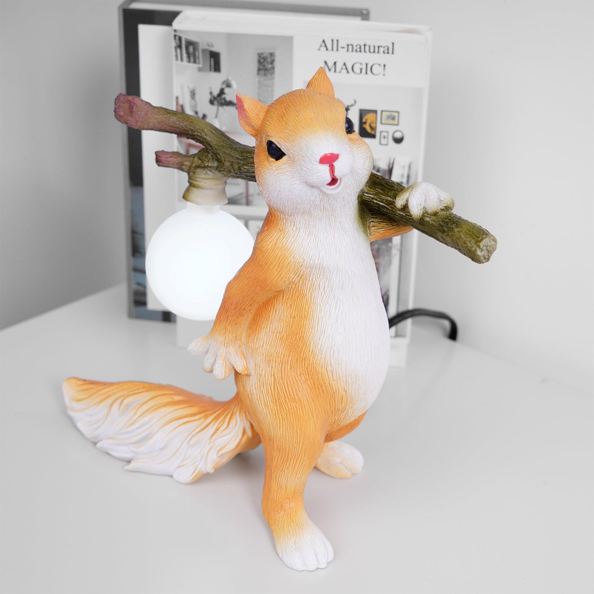 Επιτραπέζιο φωτιστικό με σχέδιο Squirrel — Διάμετρος 25cm x ύψος 25cm