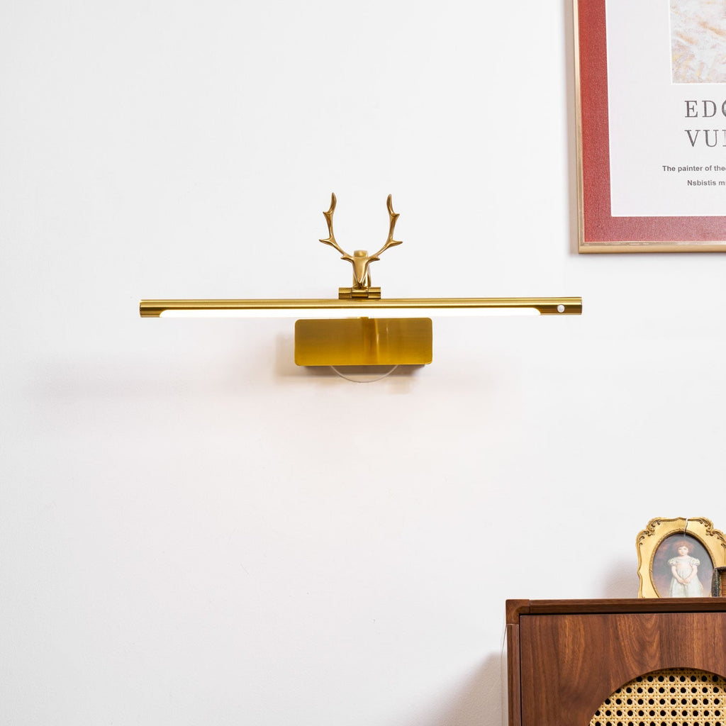 Stag Horn Picture Light Wall Sconce