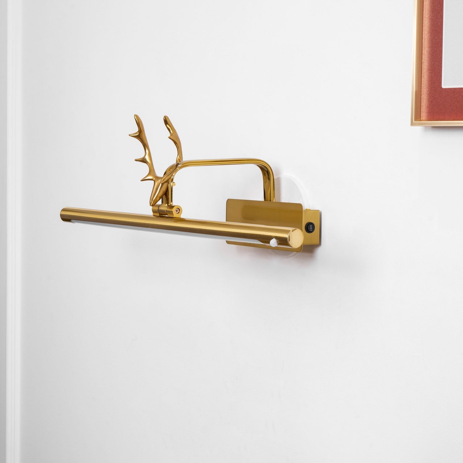Stag Horn Picture Light Wall Sconce