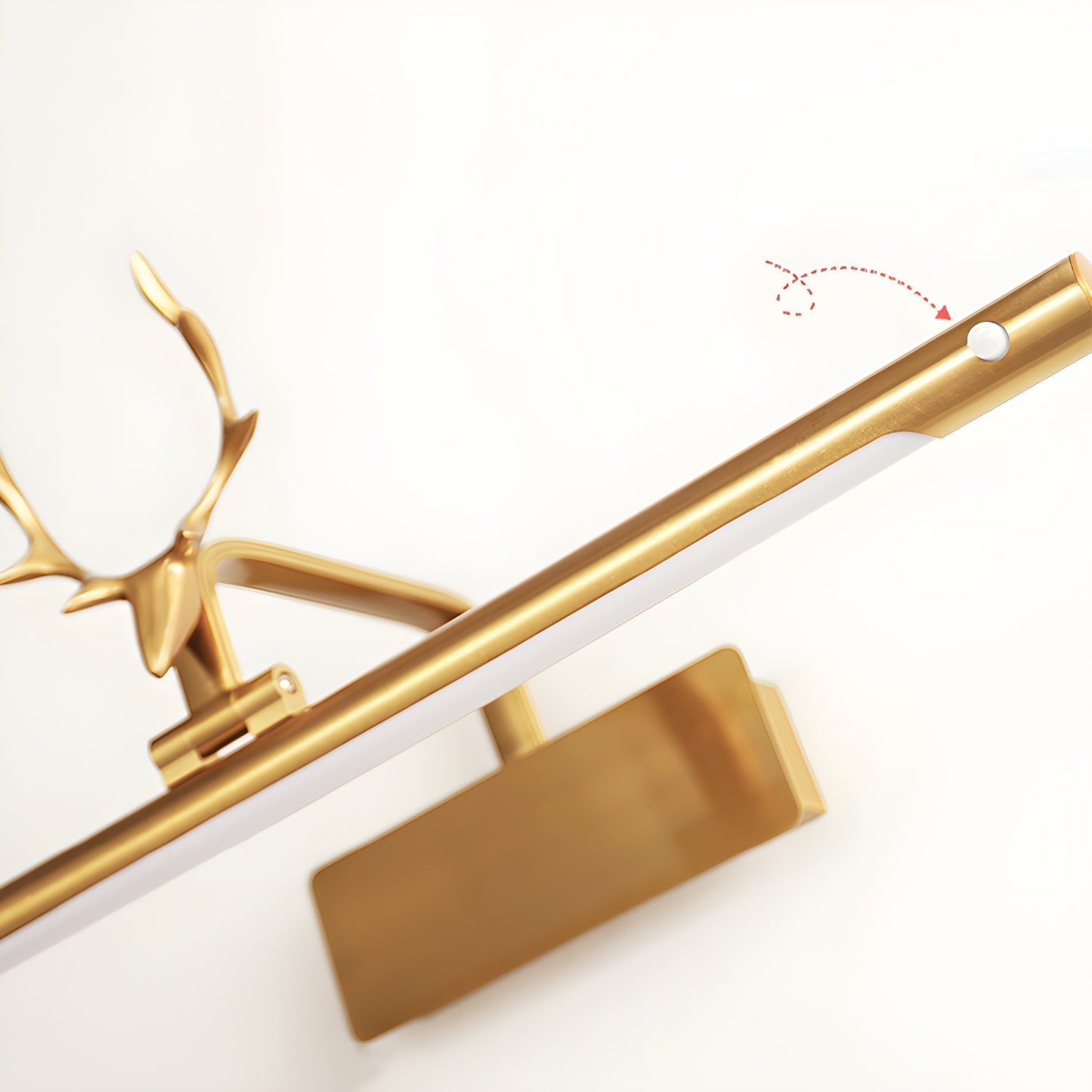 Stag Horn Picture Light Wall Sconce