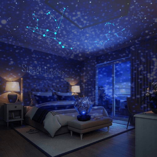 AstraGlow Galaxy Projektor til en Drømmende Stjernehimmel derhjemme