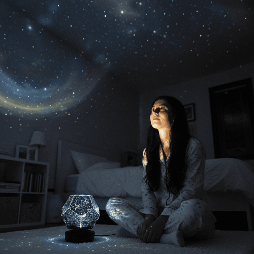AstraGlow Galaxy Projektor til en Drømmende Stjernehimmel derhjemme