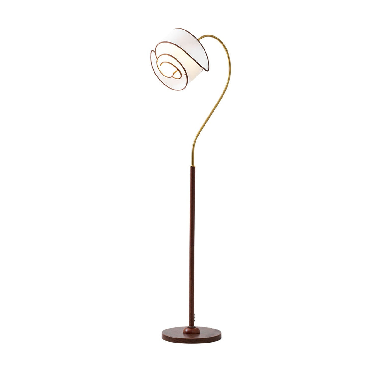 Stelmo Curved Neck Floor Lamp - Vakkerlight