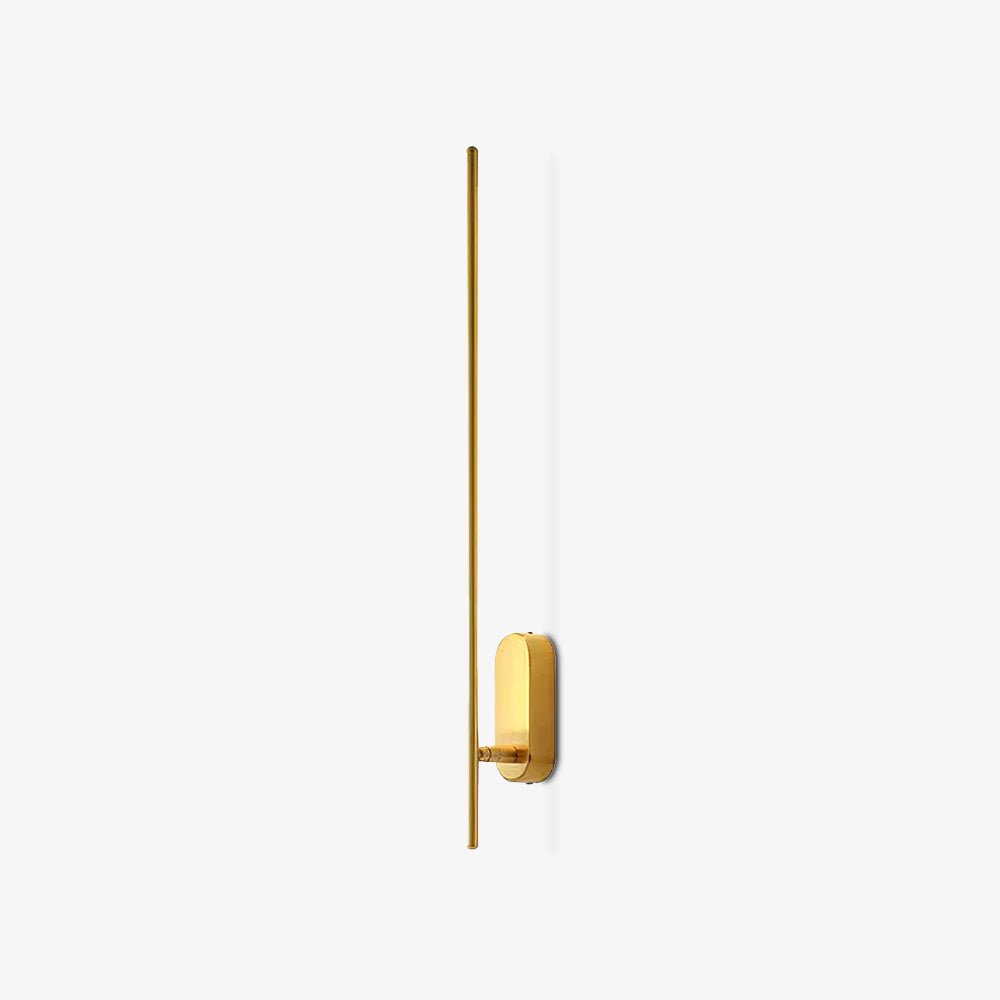 Minimalist Stick-Shaped Metal Wall Sconce