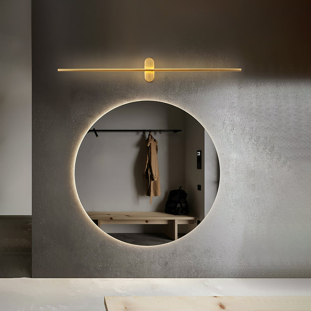 Minimalist Stick-Shaped Metal Wall Sconce