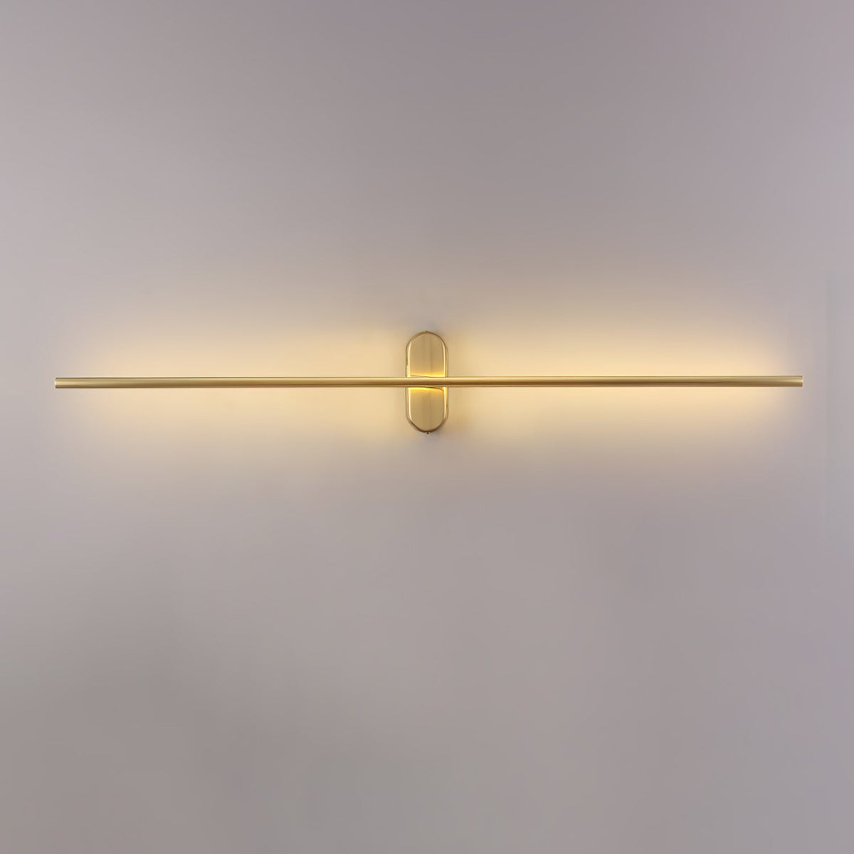 Minimalist Stick-Shaped Metal Wall Sconce