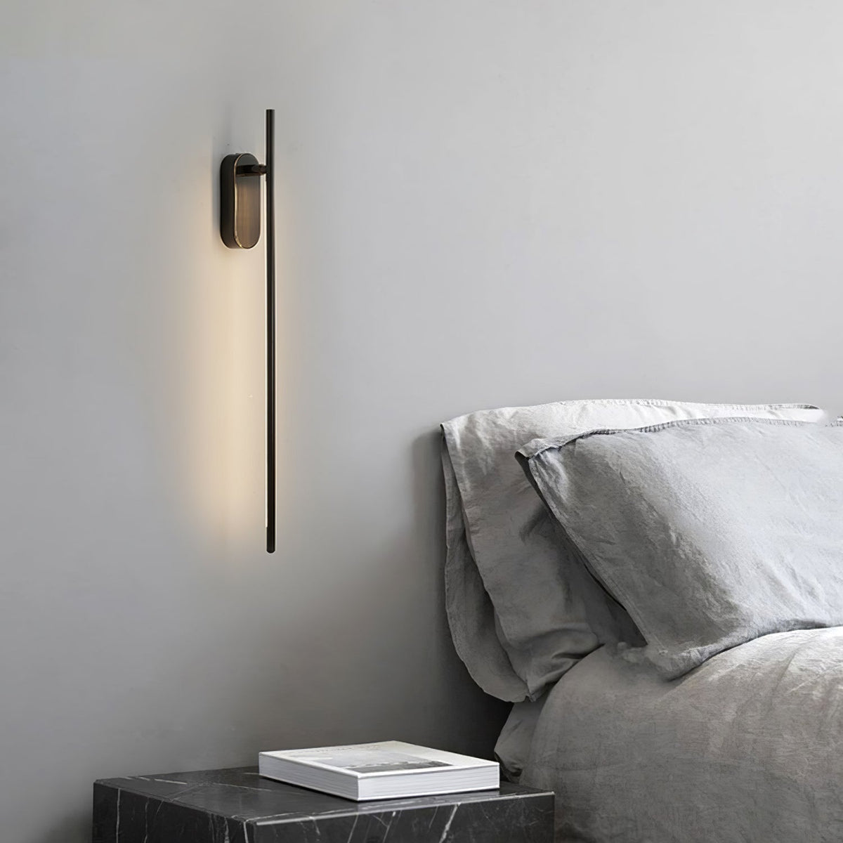Minimalist Stick-Shaped Metal Wall Sconce