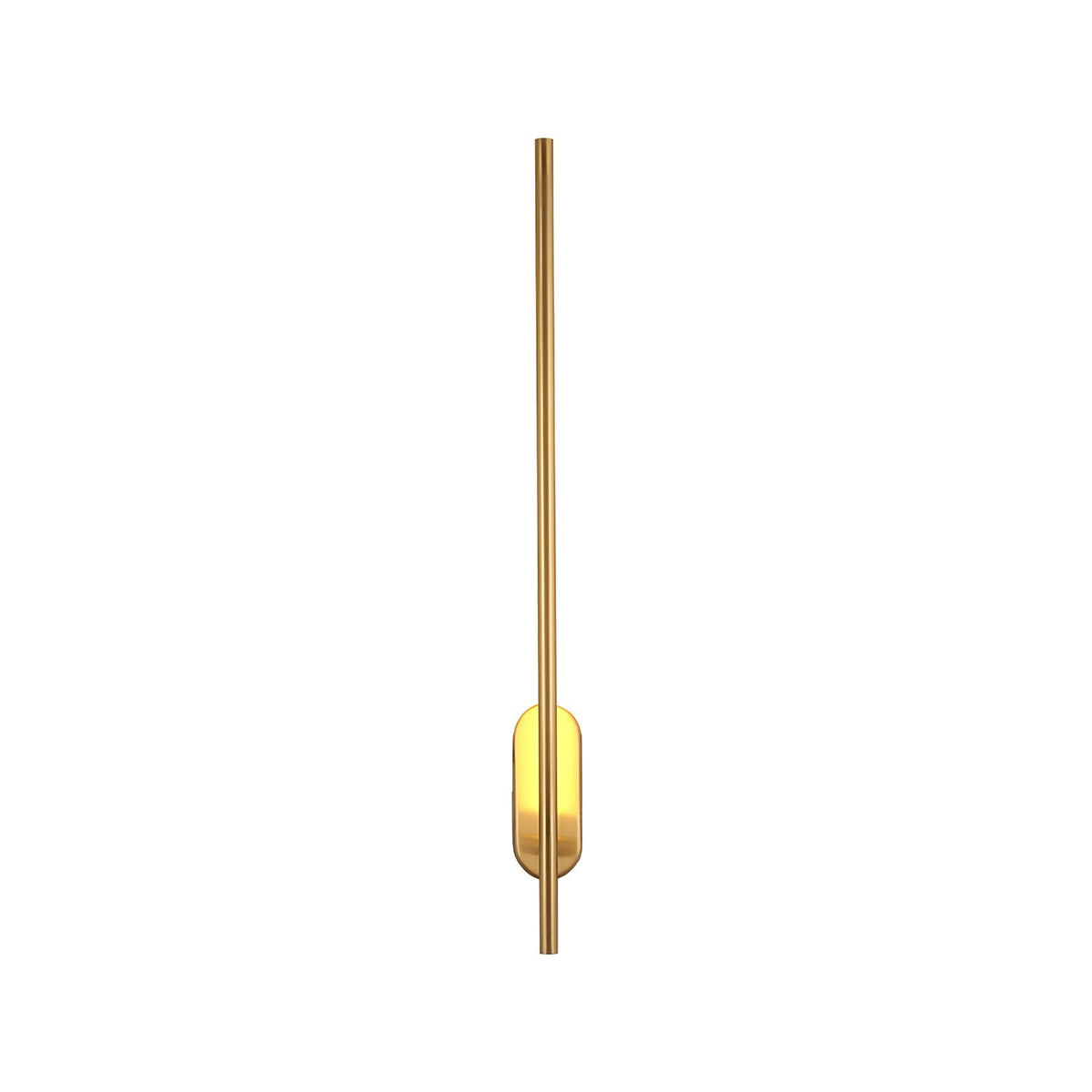 Minimalist Stick-Shaped Metal Wall Sconce